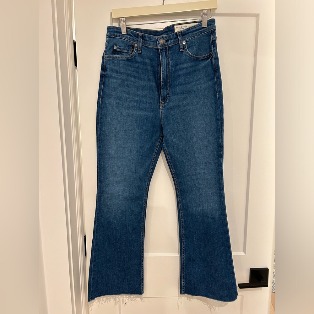 Rag and Bone Casey High Rise Ankle Flare - size 30